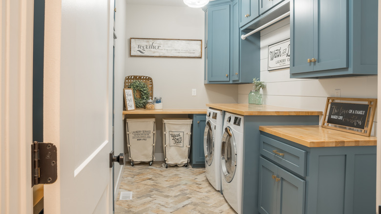 Farmhouse laundry room