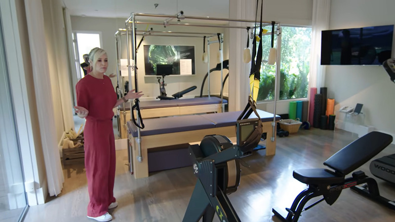 Chelsea Handler's home gym