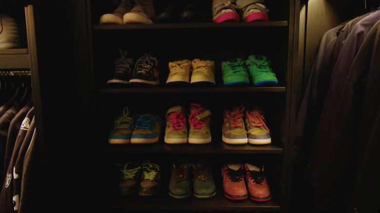 Part of G-Eazy's shoe collection 