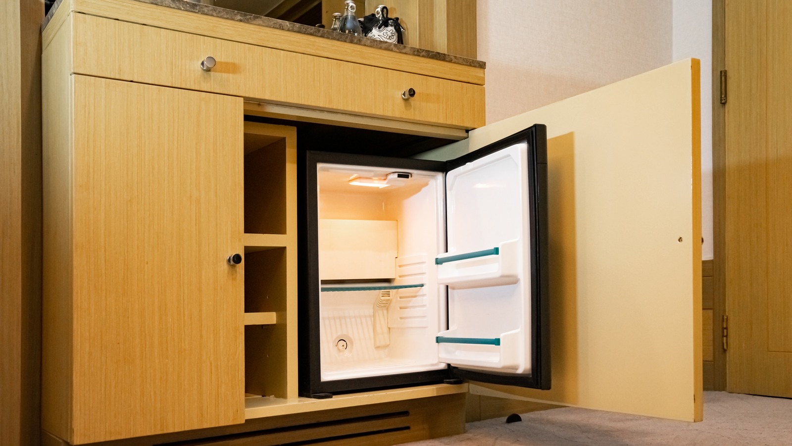 A Mini Fridge Cabinet Is Stylish But Make Sure It Has This Important 