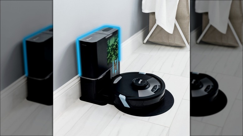 black robot vacuum