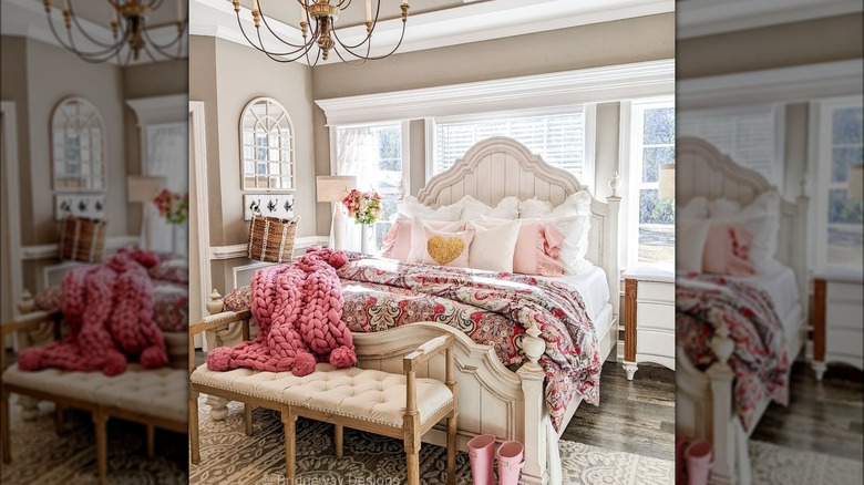 French country style bedroom