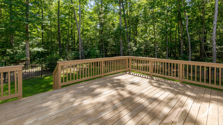 Large deck