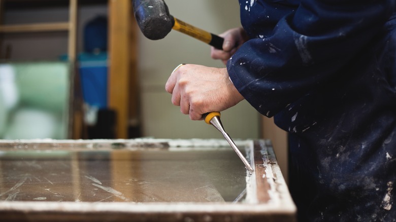 Making window sash faux window