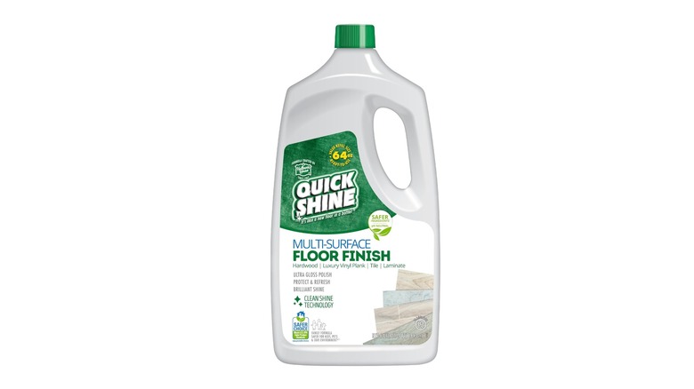 Bottle of Quick Shine Floor Finishing Polish