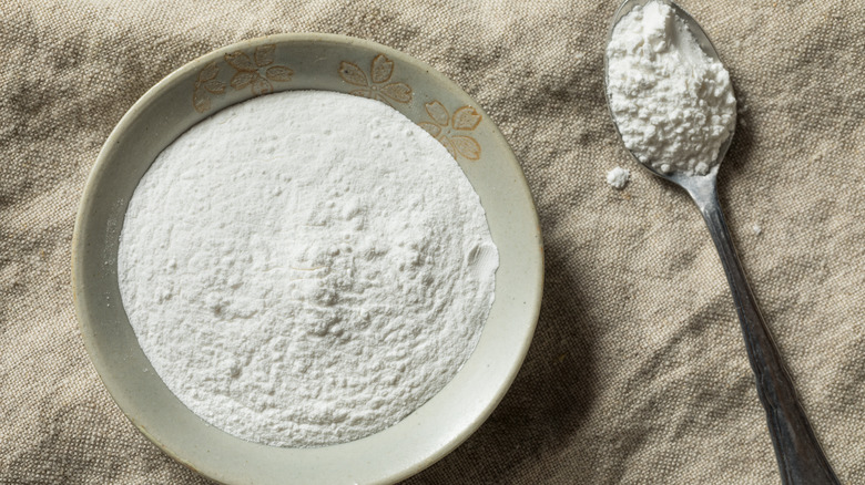 cream of tartar powder in bowl