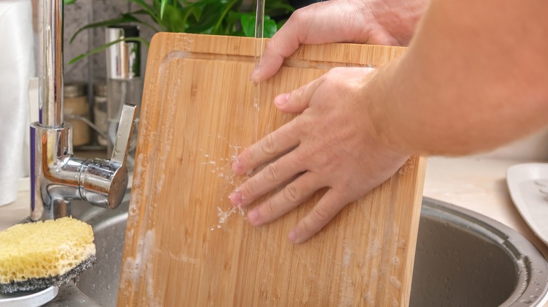 Disinfecting cutting boards