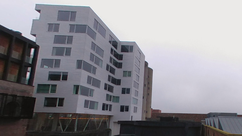 Belgian apartment with windows