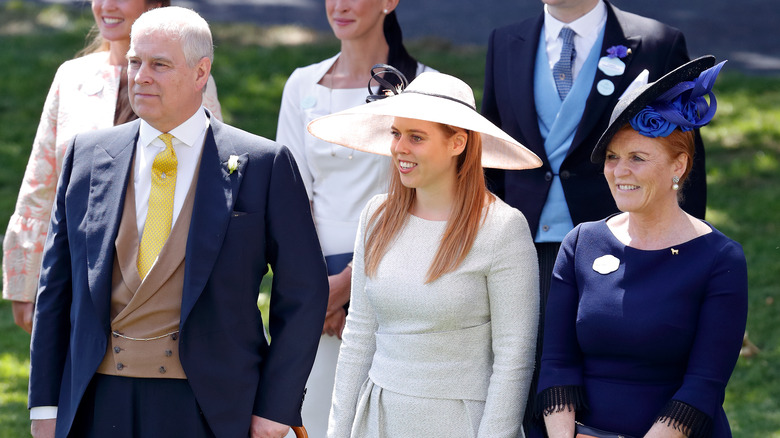 Prince Andrew, Princess Beatrice and Sarah Ferguson