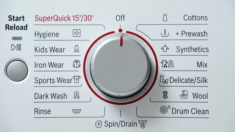 washing machine dial
