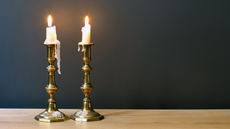 brass candlesticks