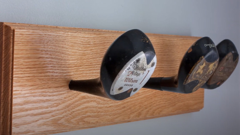 golf club coat rack