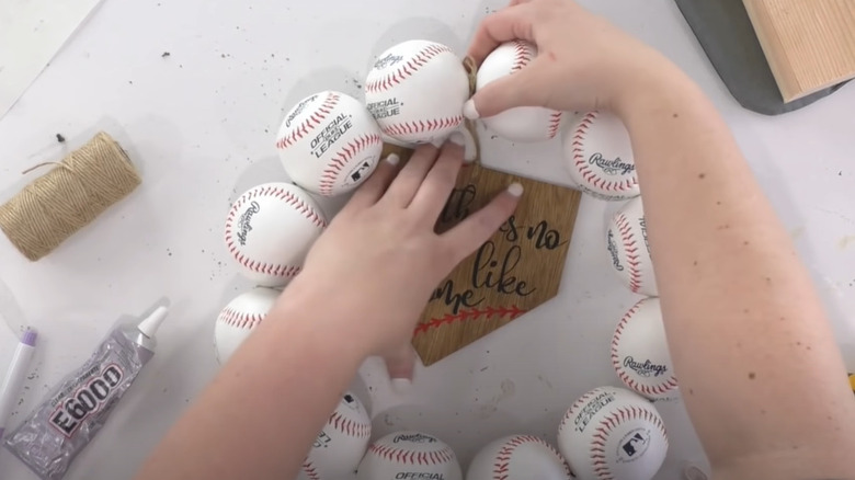 ring of baseballs 