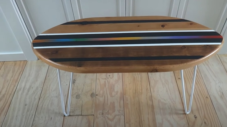 surfboard coffee table