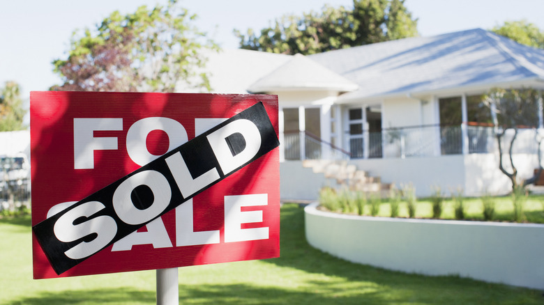 home for sale sign