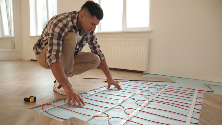 Installing radiant flooring