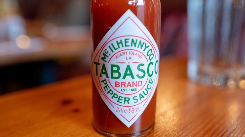 tabasco bottle