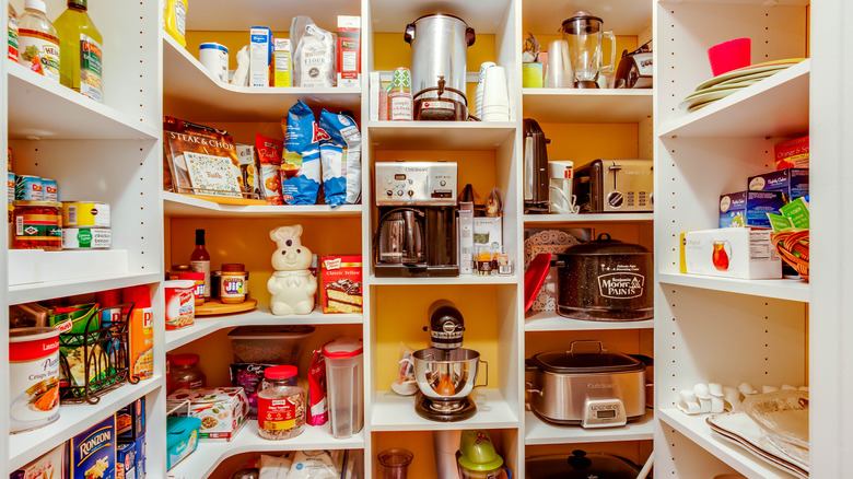 Adjustable pantry shelves