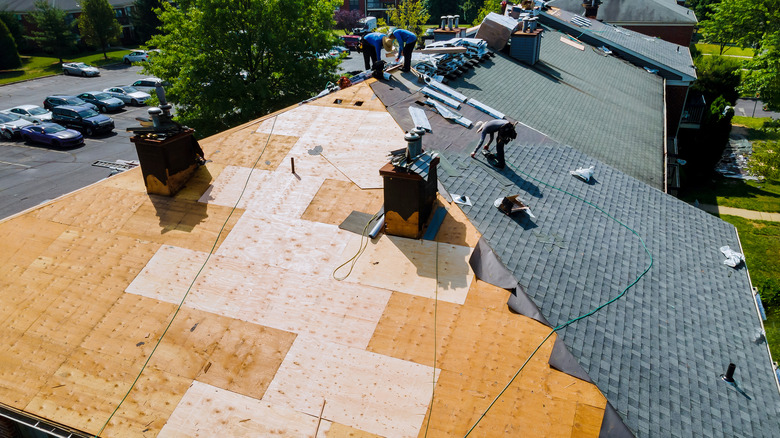 laying a new roof