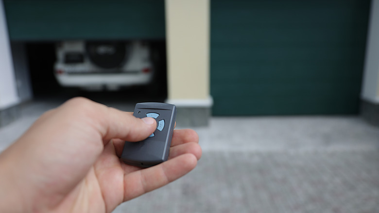 Common 'Clicker' type garage door opener remote