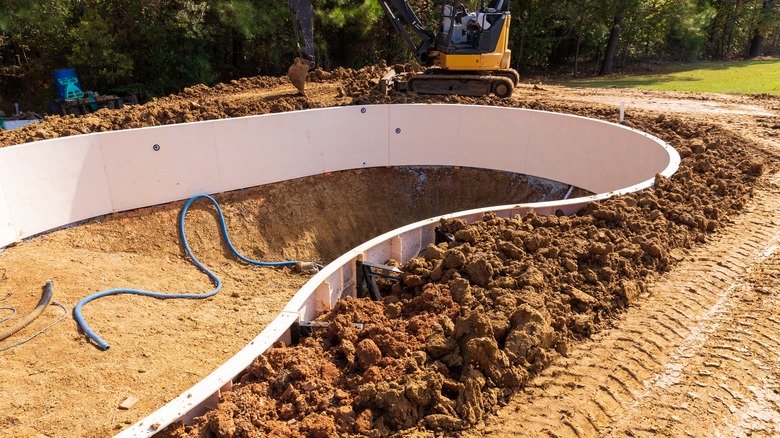 pool construction