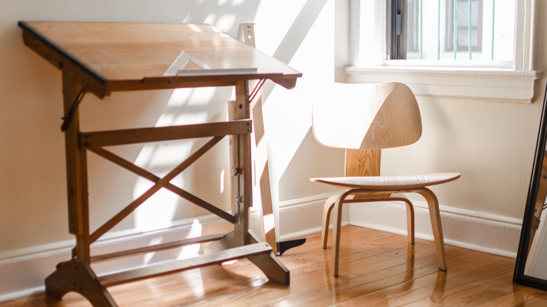 Eames molded plywood chair