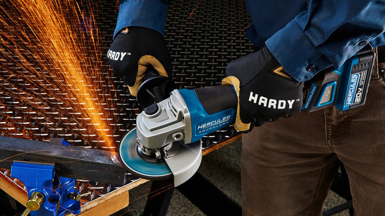 Hercules brushless, cordless angle grinder