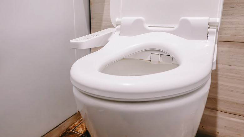 Modern tech toilet seat