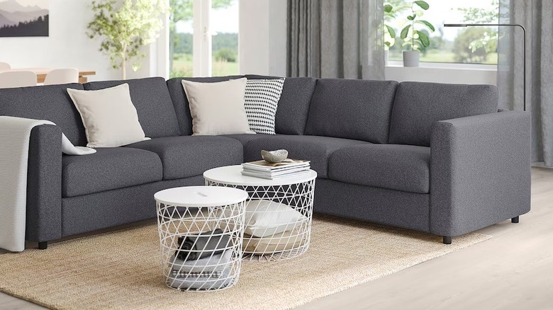 VIMLE sectional from IKEA in a living room