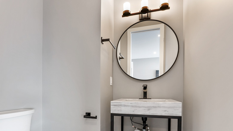 Modern powder room