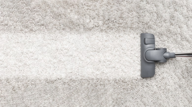 Vacuum on carpet