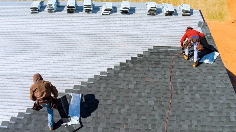 shingle roof installation