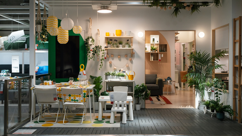 IKEA showroom display