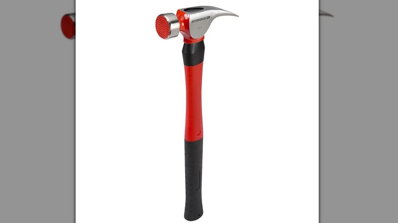 red fiberglass hammer