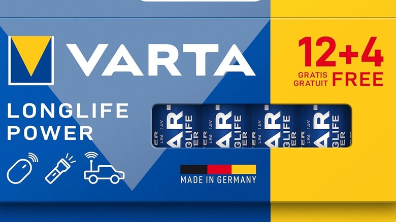 VARTA alkaline batteries