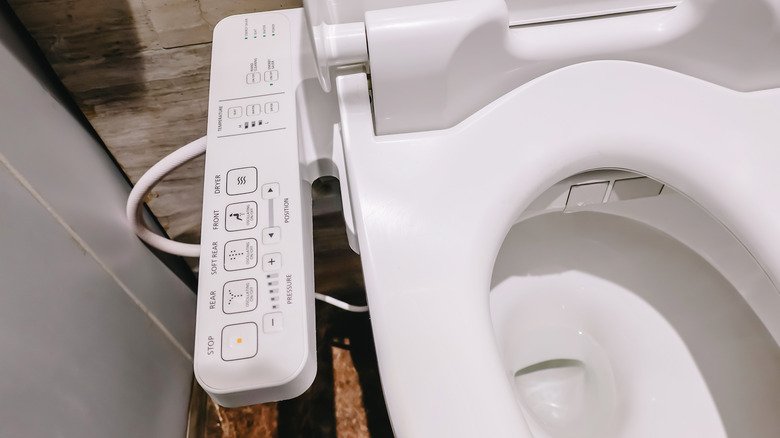 Electric bidet seat 