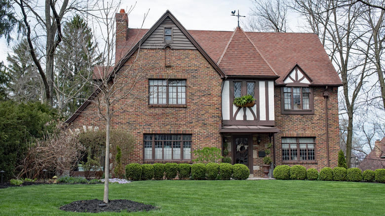 brick tudor house