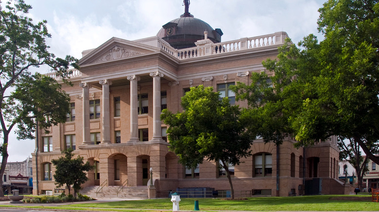 Georgetown Texas Courthouse and trees