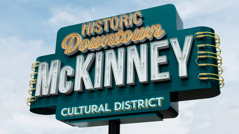 McKinney sign