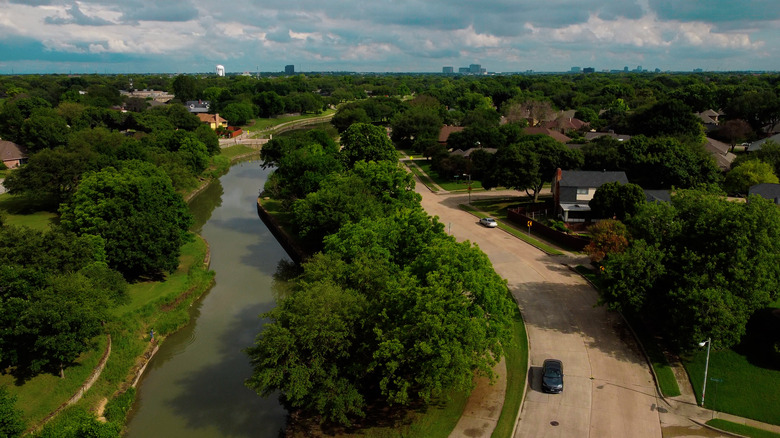 aerial view of Plano 