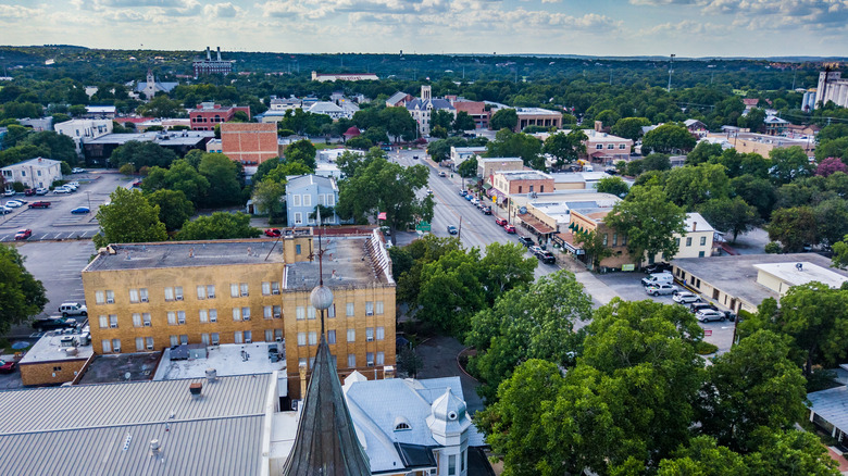 aerial view of New Braunfels, TX