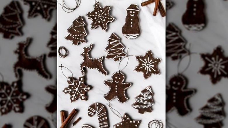 Cinnamon dough ornaments