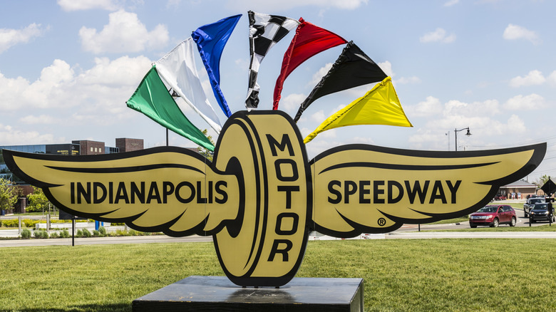 Indianapolis speedway sign 