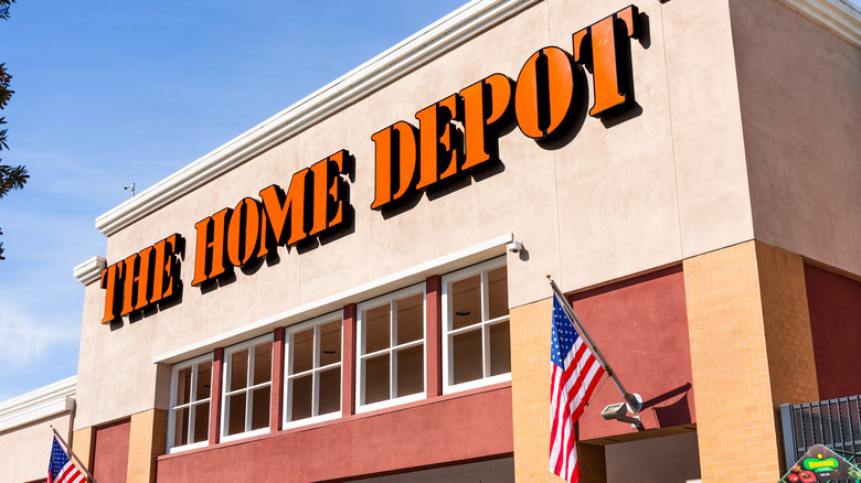 Home Depot Orange Sign