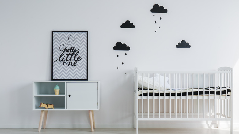 Black and white nursery 