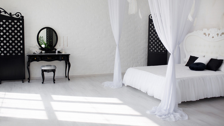 Victorian-styled bedroom