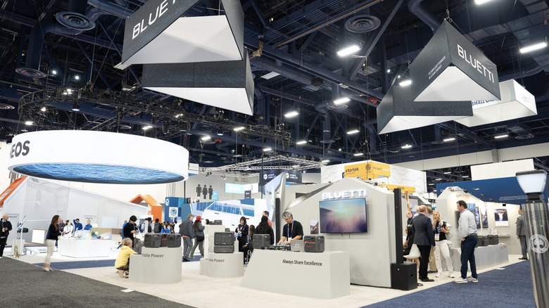 BLUETTI booth at CES 2025