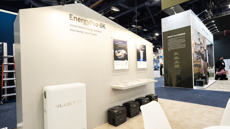 BLUETTI EnergyPro 6K display at CES 2025