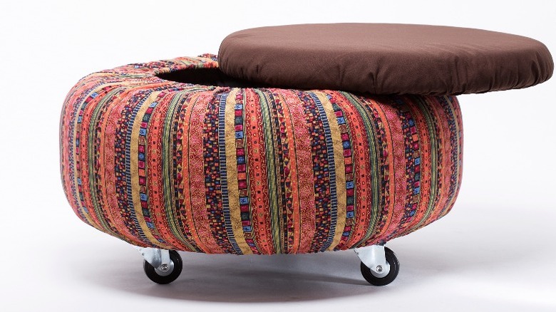 Stylish storage ottoman