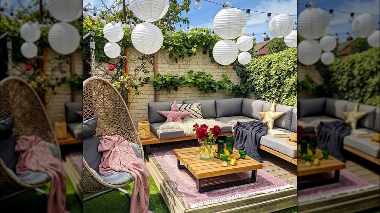 Beautiful boho patio